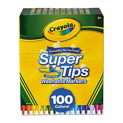 CRAYOLA 585100 Art Marker Set Assorted Capped PK100