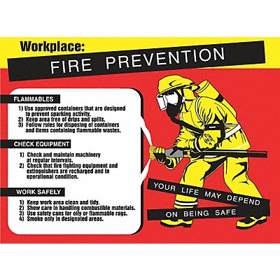 ACCUFORM SP125166L Poster 17 in x 22 in Plastic