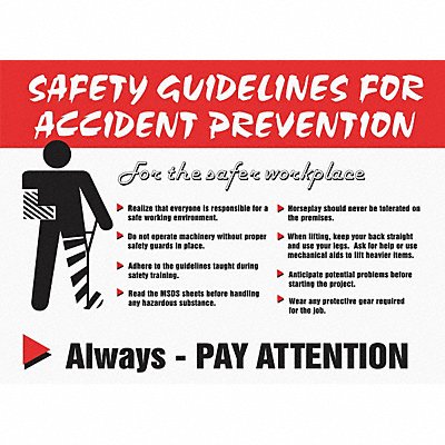 ACCUFORM SP124473L Poster 17 in x 22 in Plastic