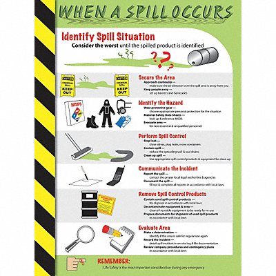 ACCUFORM SP124491L Poster 22 in x 17 in Plastic
