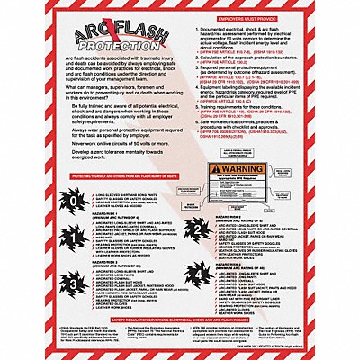 ACCUFORM SP124493L Poster 22 in x 17 in Plastic