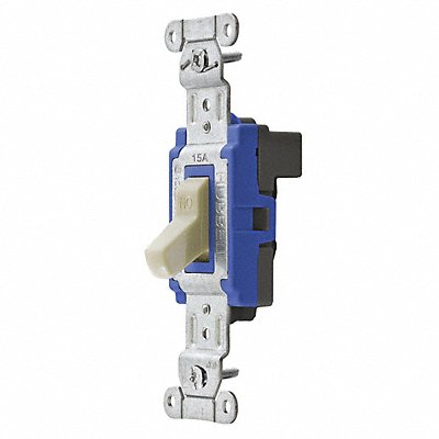 HUBBELL SNAP1203INA Wall Switch Ivory 15 A Back 3-Way