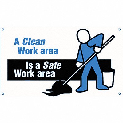 ACCUFORM MBR400 Safety Banner 28in x 48in Poly Sheeting