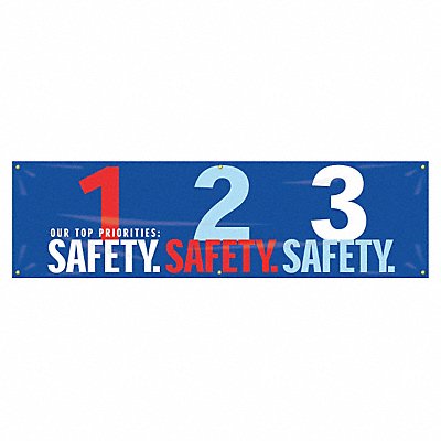 ACCUFORM MBR951 Safety Banner 28in x 96in Poly Sheeting