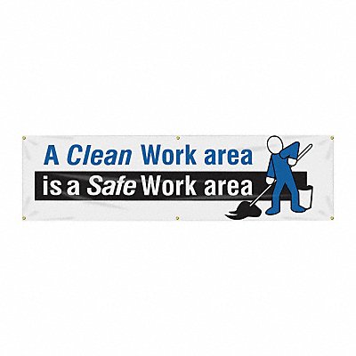 ACCUFORM MBR803 Safety Banner 28in x 96in Poly Sheeting