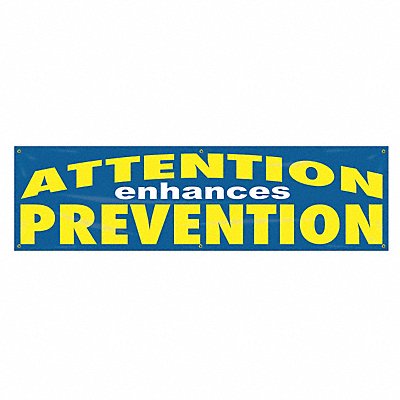 ACCUFORM MBR800 Safety Banner 28in x 96in Poly Sheeting