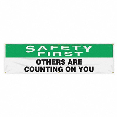 ACCUFORM MBR864 Safety Banner 28in x 96in Poly Sheeting