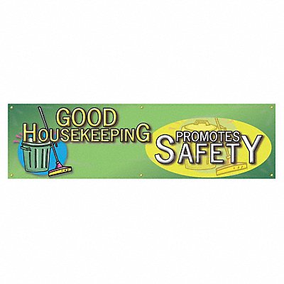 ACCUFORM MBR894 Safety Banner 28in x 96in Poly Sheeting