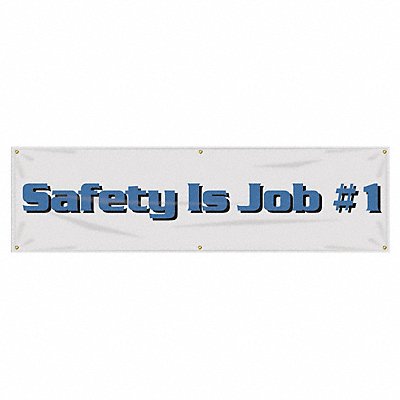ACCUFORM MBR844 Safety Banner 28in x 96in Poly Sheeting