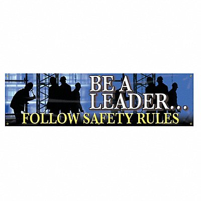 ACCUFORM MBR813 Safety Banner 28in x 96in Poly Sheeting