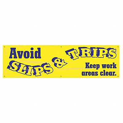 ACCUFORM MBR881 Safety Banner 28in x 96in Poly Sheeting