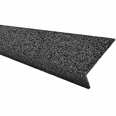 SURE-FOOT 9N12003X004819H FRP Stair Nosing Black 48in W Fiberglass
