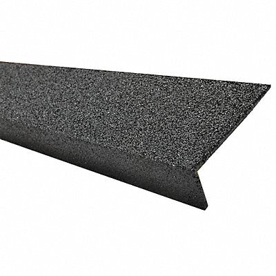 SURE-FOOT 9N12003X003619M FRP Stair Nosing Black 36in W Fiberglass