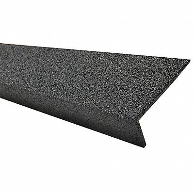 SURE-FOOT 9N12003X004819M FRP Stair Nosing Black 48in W Fiberglass