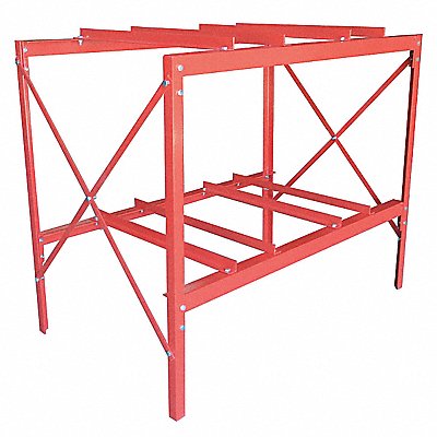 DAYTON 31CA29 Drum Rack 55 gal Dia 23 1/2in Red