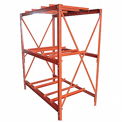 DAYTON 31CA31 Drum Rack 55 gal Dia 23 1/2in Red