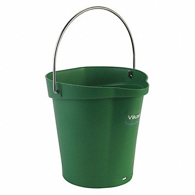 VIKAN 56882 H8704 Hygienic Bucket 1 1/2 gal Green