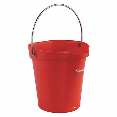 VIKAN 56884 H8704 Hygienic Bucket 1 1/2 gal Red