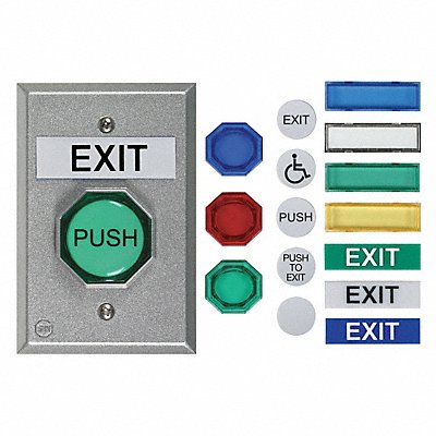 SAFETY TECHNOLOGY INTERNATIONAL UB1PN Universal Button Pneumatic 1-5/8 In.