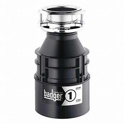 IN-SINK-ERATOR BADGER1WITHCORD Garbage Disposal Badger 11 3/8 in H