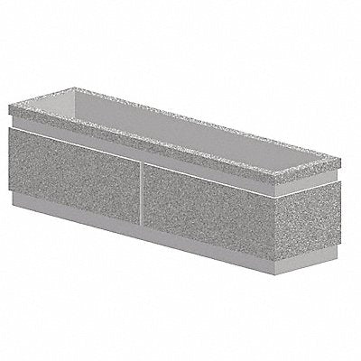 PETERSEN MFG. P18X72 Security Planter Rectangle 20 in H