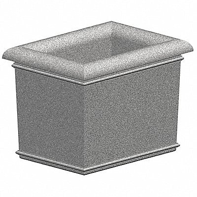 PETERSEN MFG. A48X36X36 Security Planter Concrete 36 in H