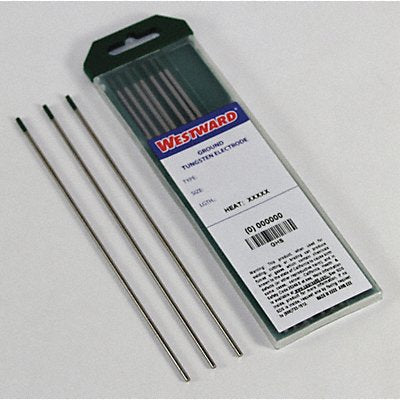 WESTWARD 31GH97 WMS 10pc Green Tungsten Electrode