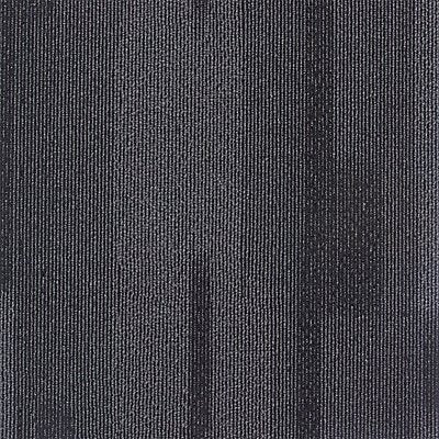 GRAINGER 31HL83 Carpet Tile 19-11/16in. L Charcoal PK20