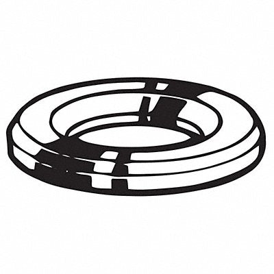 GRAINGER U040351000001 HrdWshBlack Oxide Stl 1 in 2x0.051in 5PK