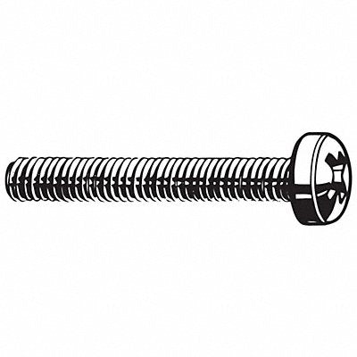 GRAINGER M553400600020 MS M6-1.00 Plain 20mm 25PK