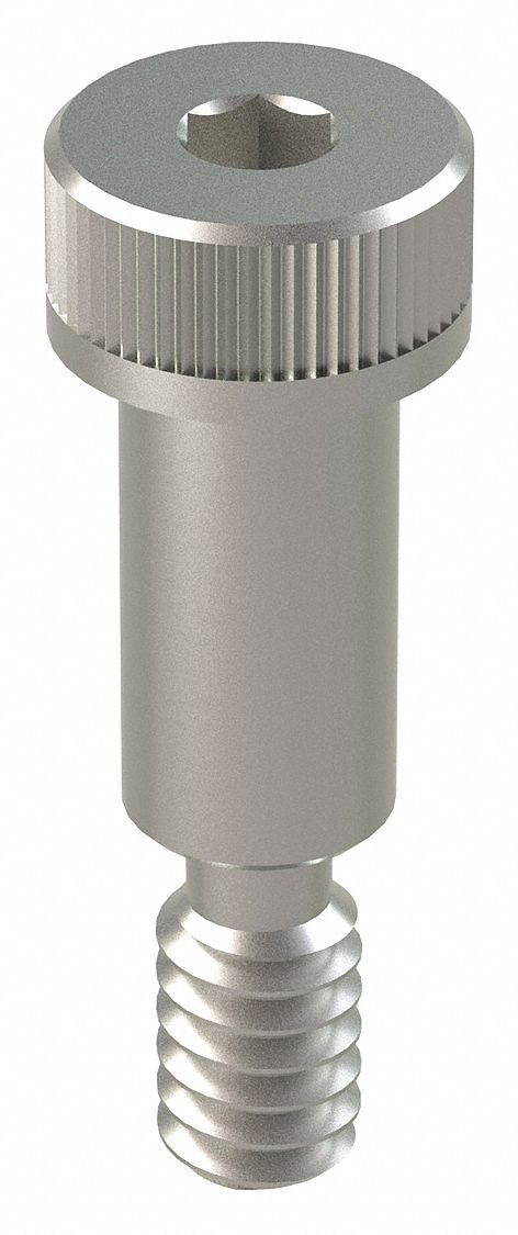 GRAINGER U510440250050 Shoulder Screw SS #10-24 3/8 HdDia PK5