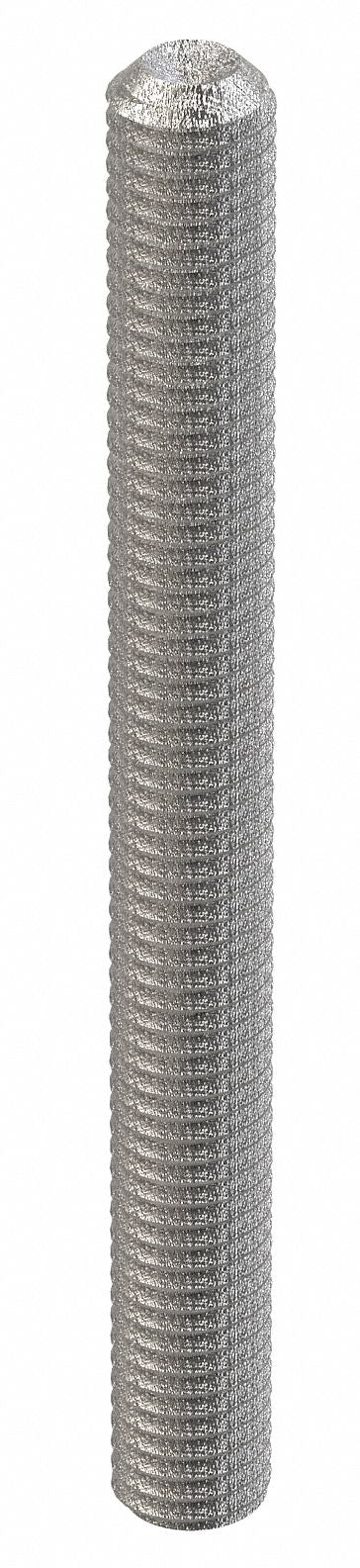 GRAINGER U010800500500 Socket Set Screw Grubscrew Cup Point Type 1/2 -13 5 L PK5