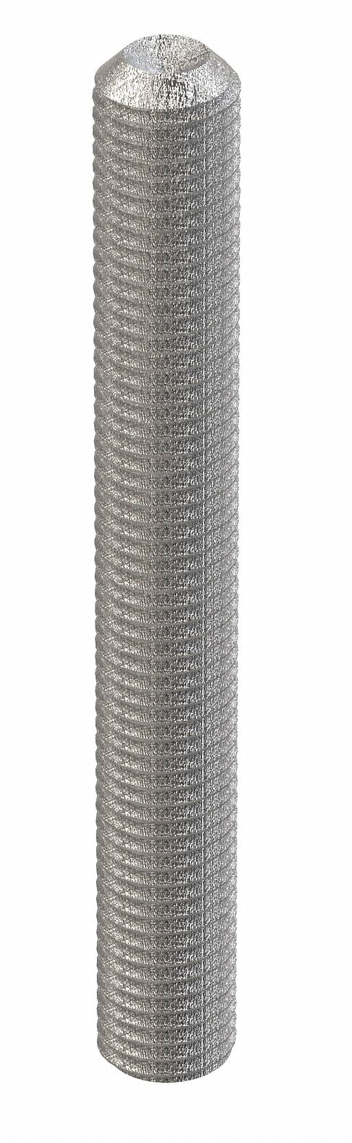 GRAINGER U010800750600 Socket Set Screw Grubscrew Cup Point Type 3/4 -10 6 L PK5