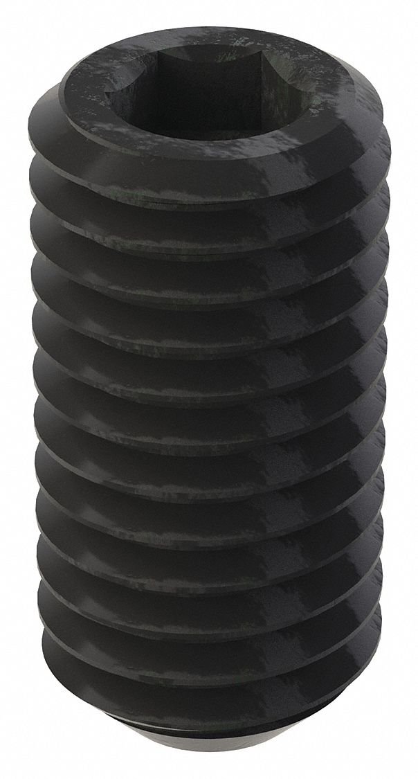 GRAINGER U078100500100 Socket Set Screw Grubscrew Flat Point 1/2 -13 1 L PK25