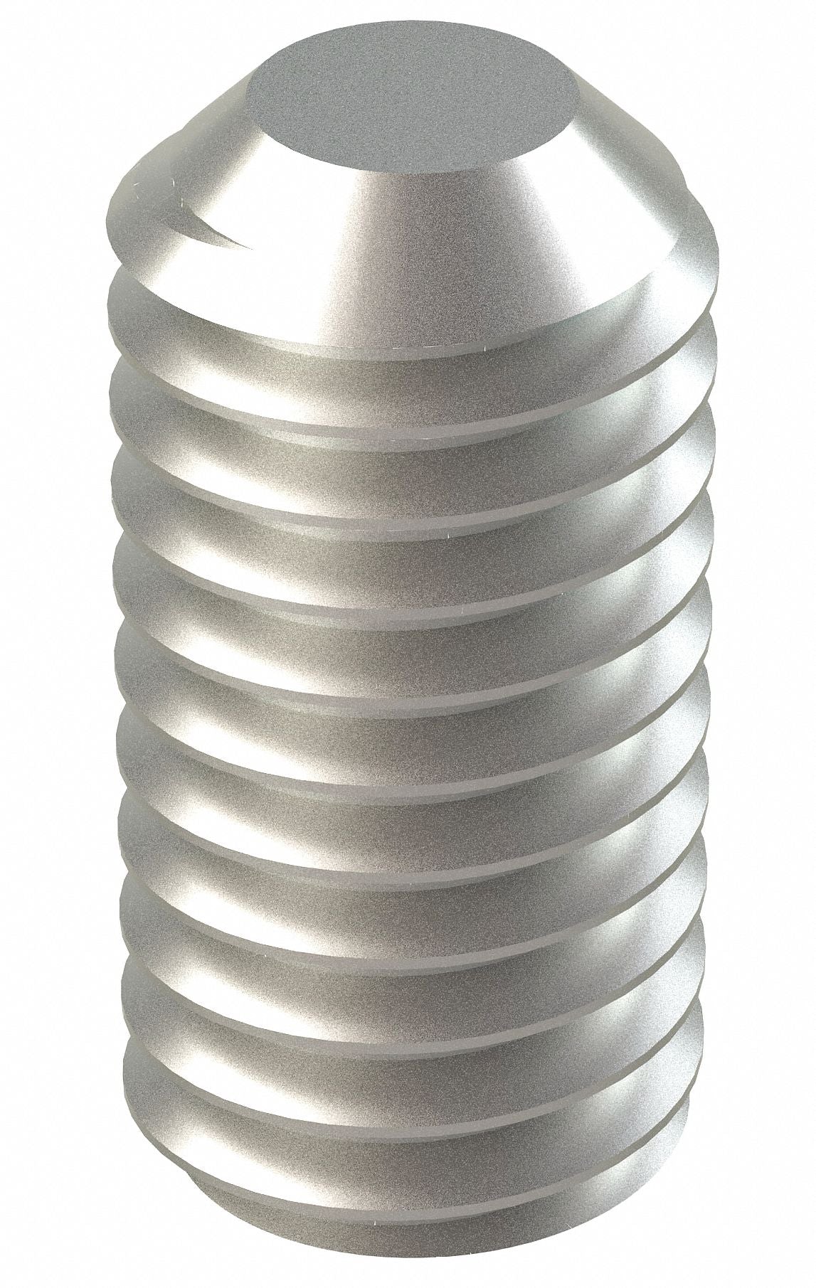 GRAINGER M512400300006 Socket Set Screw Grubscrew Flat Point M3-0.5 6mm L PK100