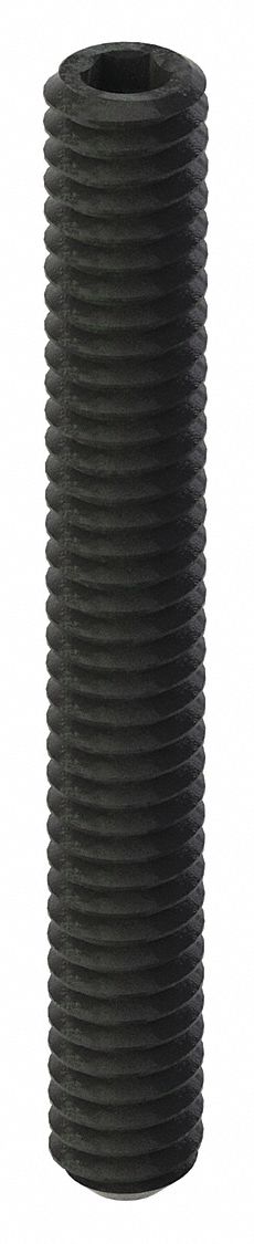 GRAINGER U078400120100 Socket Set Screw Grubscrew Cup Point Type #5-40 1 L PK100