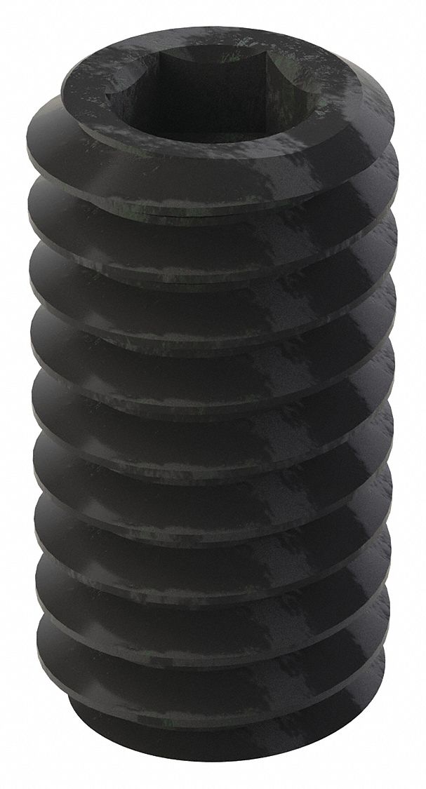 GRAINGER U078450250050 Socket Set Screw Grubscrew Oval Point 1/4 -20 1/2 L PK100