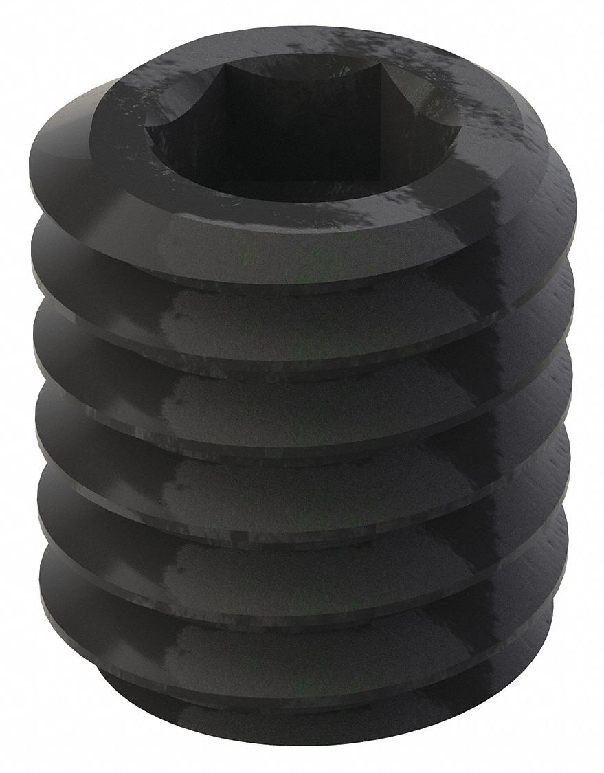 GRAINGER U078450310037 Socket Set Screw Grubscrew Oval Point 5/16 -18 3/8 L PK100