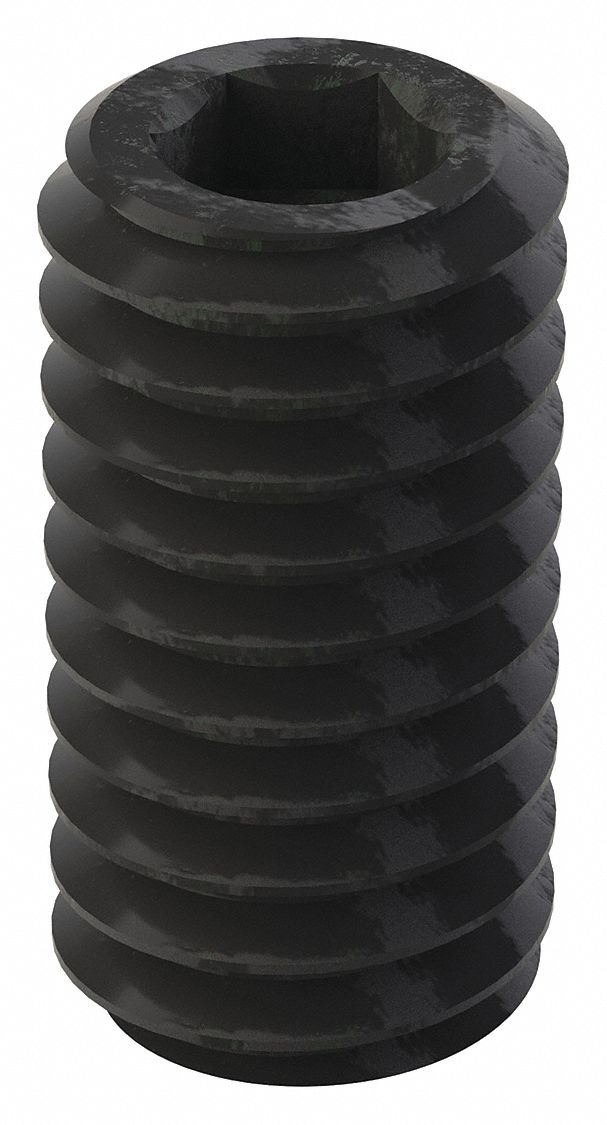 GRAINGER U078450310062 Socket Set Screw Grubscrew Oval Point 5/16 -18 5/8 L PK100