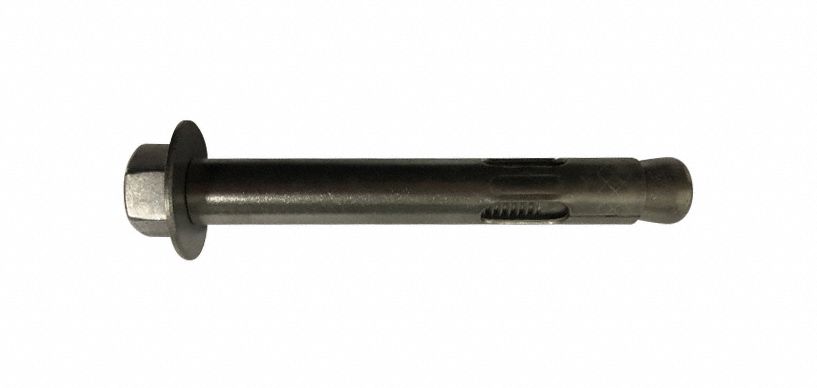 GRAINGER U091500500300 Sleeve Anchor External Hex 1/2 in PK10