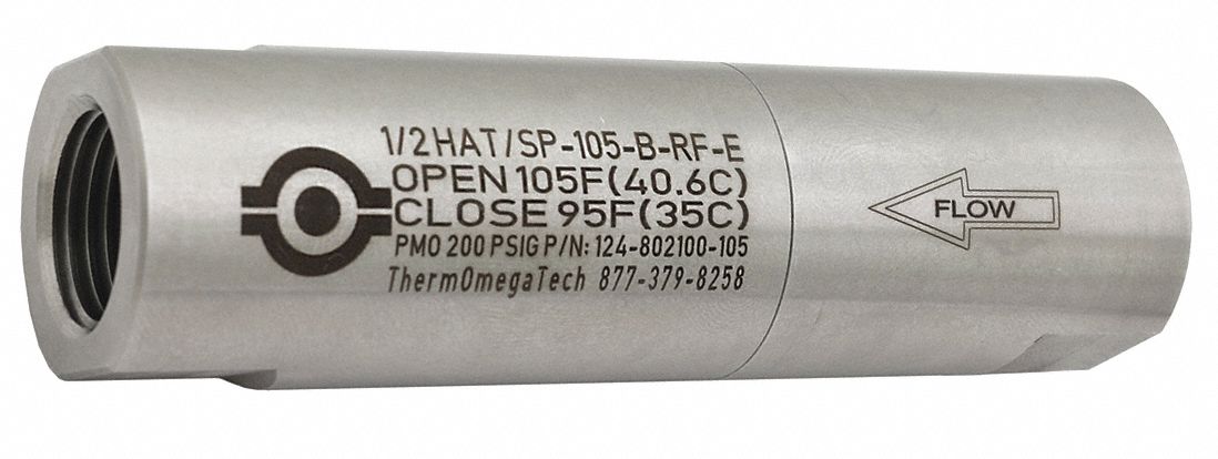 BRADLEY S451702 Anti-Scald Valve SS 4-1/2in