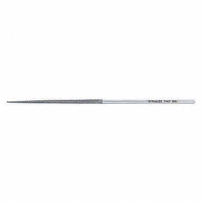 STRAUSS NF2162D126 Needle File Swiss Round 5-1/2 in L
