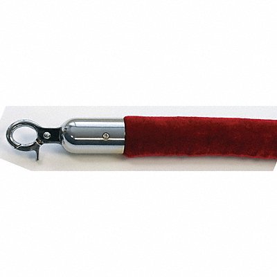 QUEUEWAY QWAYROPE2161P Barrier Rope 1-1/2 In x 6 ft Red
