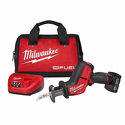 MILWAUKEE 252021XC Cordless Recip Saw Kit 3000 SPM 12VDC