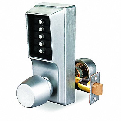 SIMPLEX 101226D41 Push Button Lock Entry Satin Chrome