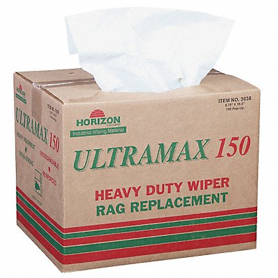 ABILITY ONE 7920020000000 Dry Wipe 10 x 16-1/2 White