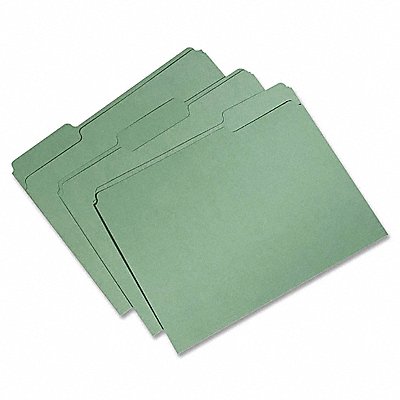 31UF42 ABILITY ONE 7530020000000 Folder Letter 1/3 Cut Rcycld Green PK100