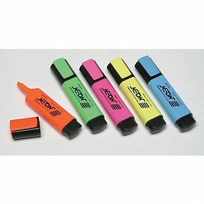 ABILITY ONE 7520010000000 Highlightr Yllw Ornge Pnk Green Blue PK5