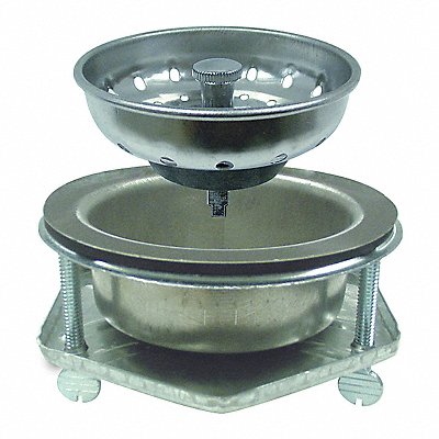 KISSLER 592030 Sink Drain 3 in Dia SS