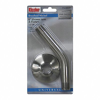 KISSLER 7760006BN Shower Arm and Flange Kissler Brass